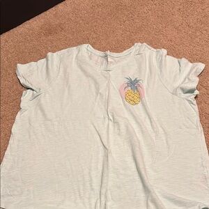 Light Blue Pineapple T-Shirt